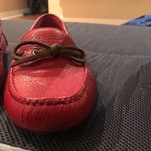 Cole Haan Shoes - Cole Haan red leather boat shoes - size 6 Cole Haan Shoes - Cole Haan red leather boat shoes - size 6